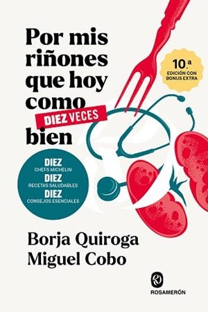 POR MIS RIÑONES QUE HOY COMO DIEZ VECES BIEN | 9791399075700 | QUIROGA, BORJA/COBO, MIGUEL | Libreria Geli - Librería Online de Girona - Comprar libros en catalán y castellano