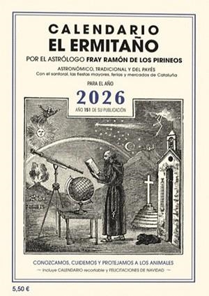 CALENDARIO EL ERMITAÑO 2026 | 9788412798593 | Llibreria Geli - Llibreria Online de Girona - Comprar llibres en català i castellà