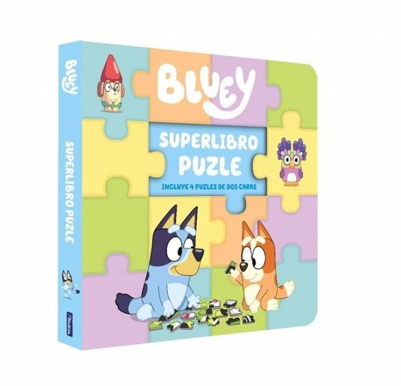 BLUEY.LIBRO JUGUETE.SUPERLIBRO PUZZLE.4 PUZLES DE DOS CARAS PARA LEER Y JUGAR | 9788448871291 | BLUEY | Libreria Geli - Librería Online de Girona - Comprar libros en catalán y castellano