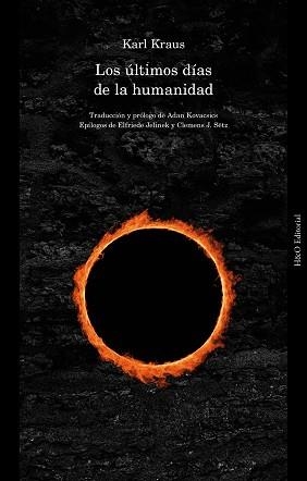 LOS ÚLTIMOS DÍAS DE LA HUMANIDAD | 9791387914042 | KRAUS, KARK | Llibreria Geli - Llibreria Online de Girona - Comprar llibres en català i castellà