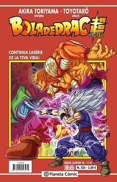 BOLA DE DRAC SERIE VERMELLA Nº 325 | 9791387779672 | TORIYAMA, AKIRA/TOYOTARÔ | Llibreria Geli - Llibreria Online de Girona - Comprar llibres en català i castellà