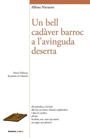 UN BELL CADÀVER BARROC A L'AVINGUDA DESERTA | 9788413588346 | ALFONS NAVARRET | Libreria Geli - Librería Online de Girona - Comprar libros en catalán y castellano