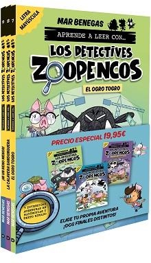 APRENDE A LEER CON... ¡LOS DETECTIVES ZOOPENCOS!(PACK 7, 8 Y 9: EN LETRA MAYÚSCULA) | 9788408310808 | BENEGAS, MAR | Llibreria Geli - Llibreria Online de Girona - Comprar llibres en català i castellà