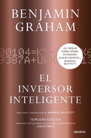 EL INVERSOR INTELIGENTE | 9788423439348 | GRAHAM, BENJAMIN/ZWEIG, JASON | Llibreria Geli - Llibreria Online de Girona - Comprar llibres en català i castellà
