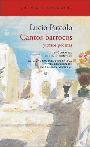CANTOS BARROCOS Y OTROS POEMAS | 9791387964092 | PICCOLO, LUCIO | Llibreria Geli - Llibreria Online de Girona - Comprar llibres en català i castellà