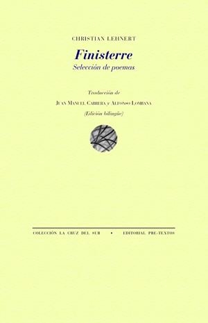 FINISTERRE.SELECCIÓN DE POEMAS | 9788410309647 | LEHNERT, CHRISTIAN | Llibreria Geli - Llibreria Online de Girona - Comprar llibres en català i castellà