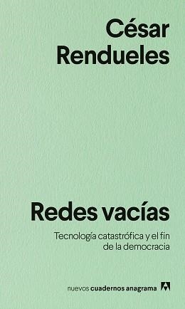 REDES VACÍAS | 9788433948991 | RENDUELES, CÉSAR | Llibreria Geli - Llibreria Online de Girona - Comprar llibres en català i castellà
