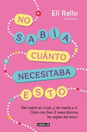 NO SABÍA CUÁNTO NECESITABA ESTO | 9788403526242 | RALLO, ELI | Libreria Geli - Librería Online de Girona - Comprar libros en catalán y castellano
