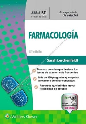FARMACOLOGÍA (8ª EDICIÓN 2026) | 9788410870918 | LERCHENFELDT, S. | Llibreria Geli - Llibreria Online de Girona - Comprar llibres en català i castellà