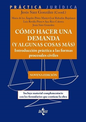 COMO HACER UNA DEMANDA (Y ALGUNAS COSAS MÁS) | 9788430993215 | SÁEZ GONZÁLEZ, JESÚS/PÉREZ MARÍN, MARÍA DE LOS ÁNGELES | Llibreria Geli - Llibreria Online de Girona - Comprar llibres en català i castellà