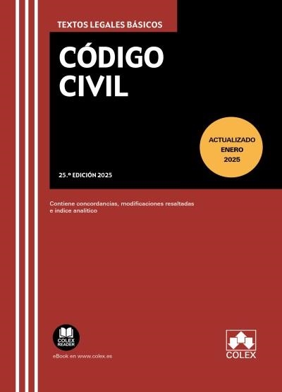 CÓDIGO CIVIL(26ª EDICIÓN 2026) | 9791370115449 | Llibreria Geli - Llibreria Online de Girona - Comprar llibres en català i castellà