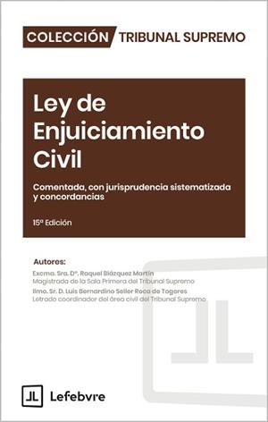 LEY DE ENJUICIAMIENTO CIVIL COMENTADA(15ª EDICIÓN 2026) | 9791387925024 | Llibreria Geli - Llibreria Online de Girona - Comprar llibres en català i castellà