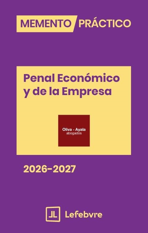 MEMENTO PRÁCTICO PENAL Y ECONÓMICO DE LA EMPRESA (EDICIÓN 2026-2027) | 9791387732547 | Libreria Geli - Librería Online de Girona - Comprar libros en catalán y castellano