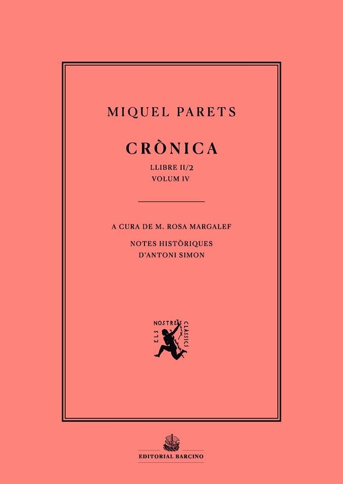 CRÒNICA DE MIQUEL PARETS | 9788416726554 | PARETS, MIQUEL | Libreria Geli - Librería Online de Girona - Comprar libros en catalán y castellano