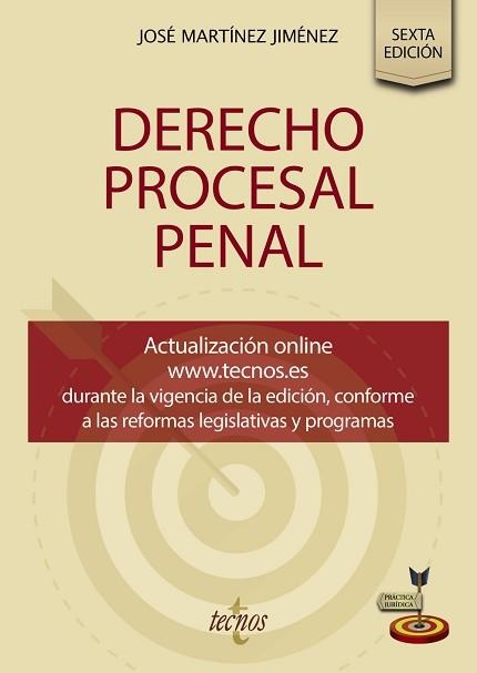 DERECHO PROCESAL PENAL(6ª EDICIÓN 2026) | 9788430994144 | MARTÍNEZ JIMÉNEZ, JOSÉ | Llibreria Geli - Llibreria Online de Girona - Comprar llibres en català i castellà