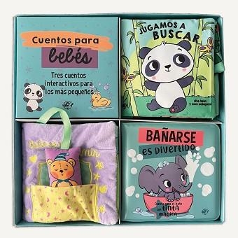 CUENTOS PARA BEBÉS.TRES CUENTOS INTERACTIVOS PARA LOS MÁS PEQUEÑOS | 9788419898531 | Libreria Geli - Librería Online de Girona - Comprar libros en catalán y castellano
