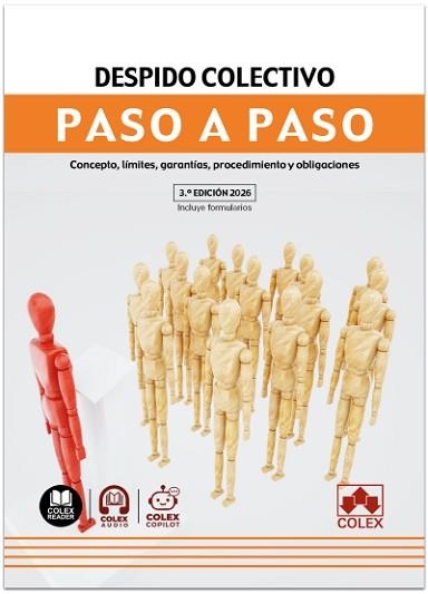 DESPIDO COLECTIVO. PASO A PASO(3ª EDICIÓN 2026) | 9791370116415 | Llibreria Geli - Llibreria Online de Girona - Comprar llibres en català i castellà