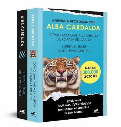 PACK CÓMO MANDAR A LA MIERDA DE FORMA EDUCADA+ LIBERA EL TIGRE QUE LLEVAS DENTRO | 9788419820952 | CARDALDA, ALBA | Llibreria Geli - Llibreria Online de Girona - Comprar llibres en català i castellà