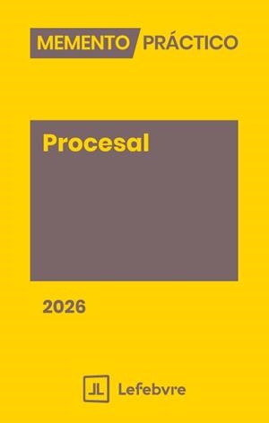 MEMENTO PRÁCTICO PROCESAL(EDICIÓN 2026) | 9791387925154 | Llibreria Geli - Llibreria Online de Girona - Comprar llibres en català i castellà