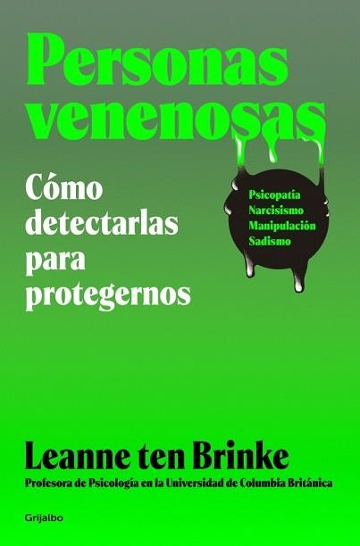 PERSONAS VENENOSAS | 9788425373947 | TEN BRINKE, LEANNE | Llibreria Geli - Llibreria Online de Girona - Comprar llibres en català i castellà