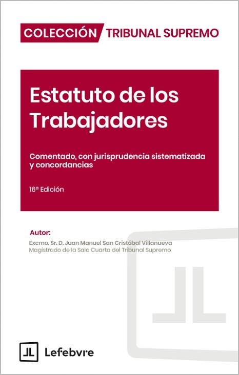 ESTATUTO DE LOS TRABAJADORES COMENTADO(16ª EDICIÓN 2026) | 9791387925093 | Llibreria Geli - Llibreria Online de Girona - Comprar llibres en català i castellà