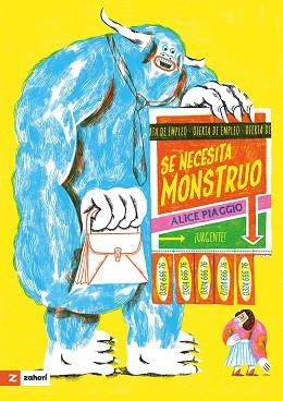 SE NECESITA MONSTRUO(URGENTE) | 9788419889706 | PIAGGIO, ALICE | Llibreria Geli - Llibreria Online de Girona - Comprar llibres en català i castellà