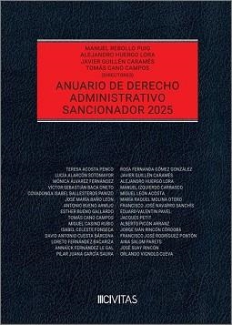 ANUARIO DE DERECHO ADMINISTRATIVO SANCIONADOR(EDICIÓN 2025) | 9788410851375 | CANO CAMPOS, TOMÁS | Llibreria Geli - Llibreria Online de Girona - Comprar llibres en català i castellà