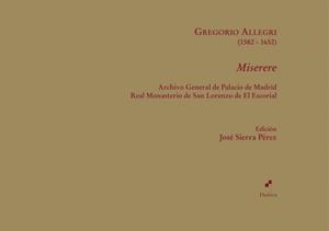 MISERERE | 9791399060225 | ALLEGRI,GRAGORIO | Llibreria Geli - Llibreria Online de Girona - Comprar llibres en català i castellà
