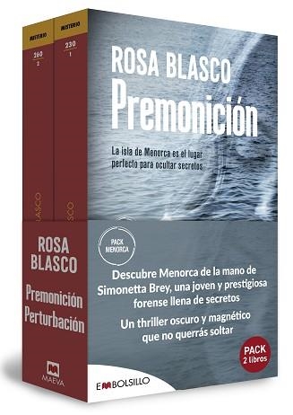 PACK MENORCA(SERIE SIMONETTA BREY 1 Y 2) (INCLUYE "PERTURBACIÓN" Y "PREMONICIÓN") | 9791388173011 | BLASCO, ROSA | Llibreria Geli - Llibreria Online de Girona - Comprar llibres en català i castellà