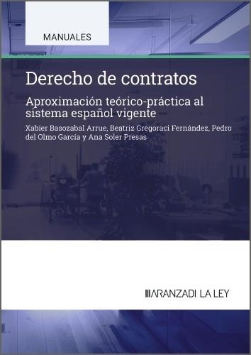 DERECHO DE CONTRATOS | 9788410856530 | BASOZABAL ARRUE, XABIER/GREGORACI FERNÁNDEZ, BEATRIZ | Llibreria Geli - Llibreria Online de Girona - Comprar llibres en català i castellà