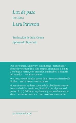LUZ DE PASO | 9791399175912 | PAWSON,LARA | Llibreria Geli - Llibreria Online de Girona - Comprar llibres en català i castellà