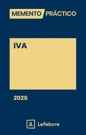 MEMENTO PRÁCTICO IVA(EDICIÓN 2026) | 9791387925277 | Llibreria Geli - Llibreria Online de Girona - Comprar llibres en català i castellà