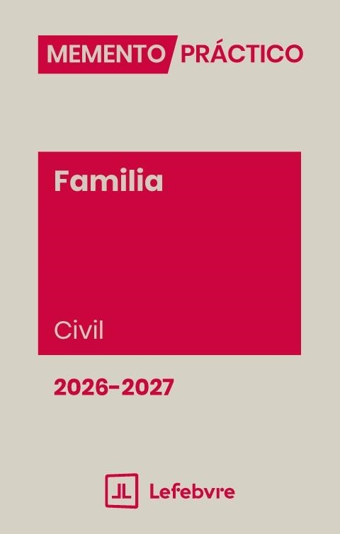 MEMENTO PRÁCTICO FAMILIA CIVIL(EDICIÓN 2026-2027) | 9791387925291 | Llibreria Geli - Llibreria Online de Girona - Comprar llibres en català i castellà