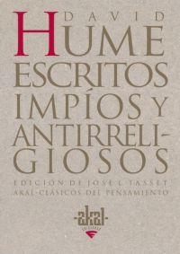 ESCRITOS IMPIOS Y ANTIRRELIGIOSOS | 9788446011255 | HUME,DAVID | Libreria Geli - Librería Online de Girona - Comprar libros en catalán y castellano