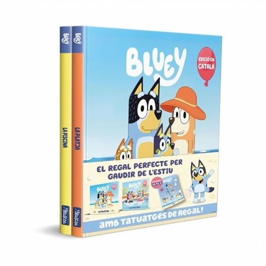 BLUEY.A LA PLATJA! A LA PISCINA(PACK AMB DOS LLIBRES DE BLUEY PER GAUDIR DE L'ESTIU) | 9788448874315 | BLUEY | Llibreria Geli - Llibreria Online de Girona - Comprar llibres en català i castellà
