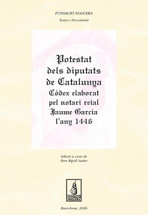 POTESTAT DELS DIPUTATS DE CATALUNYA | 9788413037127 | RIPOLL SASTRE, PERE | Llibreria Geli - Llibreria Online de Girona - Comprar llibres en català i castellà