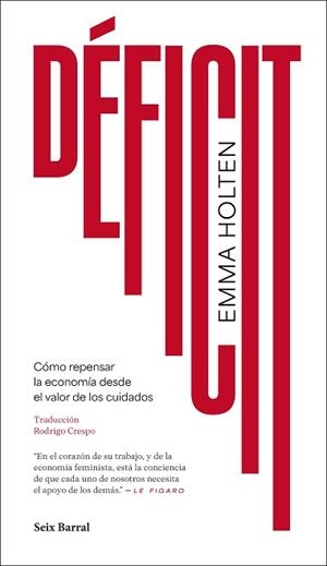 DÉFICIT | 9788432250293 | HOLTEN, EMMA | Llibreria Geli - Llibreria Online de Girona - Comprar llibres en català i castellà