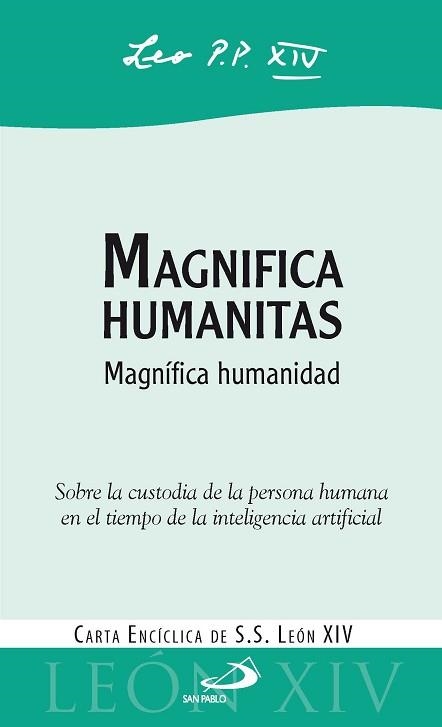 MAGNIFICA HUMANITAS | 9788428575690 | PAPA LEÓN XIV | Libreria Geli - Librería Online de Girona - Comprar libros en catalán y castellano