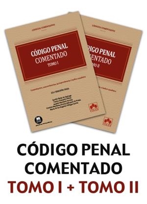 CÓDIGO PENAL COMENTADO(2 TOMOS.22ª EDICIÓN 2026) | 9791370118549 | MARTÍNEZ ARRIETA, ANDRÉS/MARTÍNEZ ARRIETA MÁRQUEZ DE PRADO, CRISTINA | Libreria Geli - Librería Online de Girona - Comprar libros en catalán y castellano