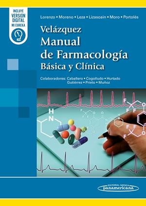 VELÁZQUEZ.MANUAL DE FARMACOLOGÍA BÁSICA Y CLÍNICA (+E-BOOK) | 9788411064200 | LORENZO FERNÁNDEZ, PEDRO/MORENO GONZÁLEZ, ALFONSO | Llibreria Geli - Llibreria Online de Girona - Comprar llibres en català i castellà