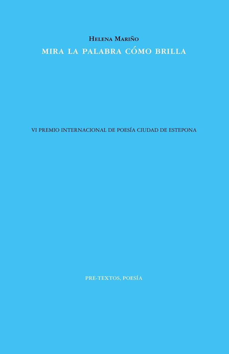 MIRA LA PALABRA CÓMO BRILLA | 9791388054372 | MARIÑO, HELENA | Llibreria Geli - Llibreria Online de Girona - Comprar llibres en català i castellà