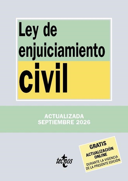 LEY DE ENJUICIAMIENTO CIVIL(10ª EDICIÓN 2026) | 9788430994526 | Libreria Geli - Librería Online de Girona - Comprar libros en catalán y castellano