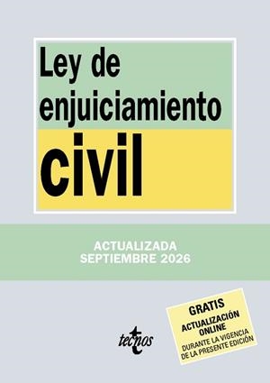 LEY DE ENJUICIAMIENTO CIVIL(10ª EDICIÓN 2026) | 9788430994526 | Libreria Geli - Librería Online de Girona - Comprar libros en catalán y castellano