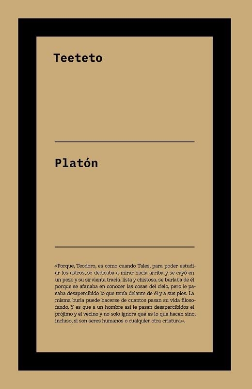 TEETETO | 9791388115448 | PLATÓN | Llibreria Geli - Llibreria Online de Girona - Comprar llibres en català i castellà