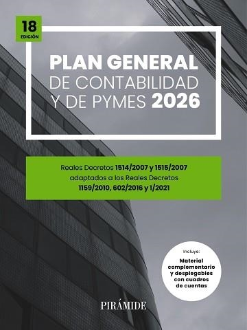 PLAN GENERAL DE CONTABILIDAD Y DE PYMES(18ª EDICIÓN 2026) | 9788436851601 | Llibreria Geli - Llibreria Online de Girona - Comprar llibres en català i castellà