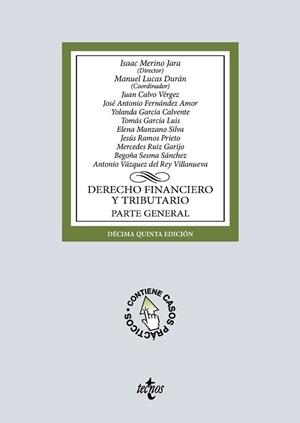 DERECHO FINANCIERO Y TRIBUTARIO(15ª EDICIÓN 2026) | 9788430994748 | MERINO  JARA, ISAAC/LUCAS DURÁN, MANUEL | Llibreria Geli - Llibreria Online de Girona - Comprar llibres en català i castellà