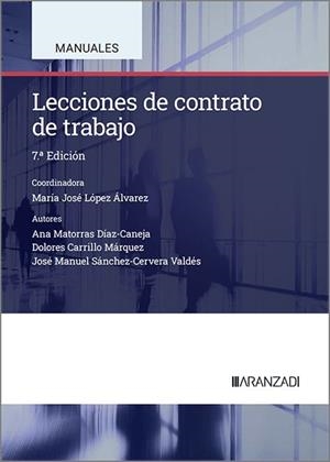 LECCIONES DE CONTRATO DE TRABAJO(7ª EDICIÓN 2026) | 9788410857575 | CARRILLO MÁRQUEZ, DOLORES/LÓPEZ ÁLVAREZ, MARÍA JOSÉ | Libreria Geli - Librería Online de Girona - Comprar libros en catalán y castellano