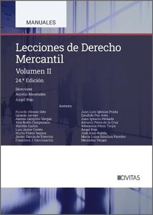 LECCIONES DE DERECHO MERCANTIL-2(24ª EDICIÓN 2026) | 9788410857872 | MENÉNDEZ MENÉNDEZ, AURELIO | Libreria Geli - Librería Online de Girona - Comprar libros en catalán y castellano