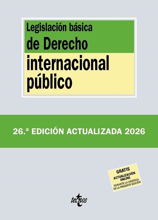 LEGISLACIÓN BÁSICA DE DERECHO INTERNACIONAL PÚBLICO(26ª EDICIÓN 2026) | 9788430994441 | Llibreria Geli - Llibreria Online de Girona - Comprar llibres en català i castellà