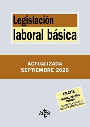 LEGISLACIÓN LABORAL BÁSICA(19ª EDICIÓN 2026) | 9788430994489 | Llibreria Geli - Llibreria Online de Girona - Comprar llibres en català i castellà